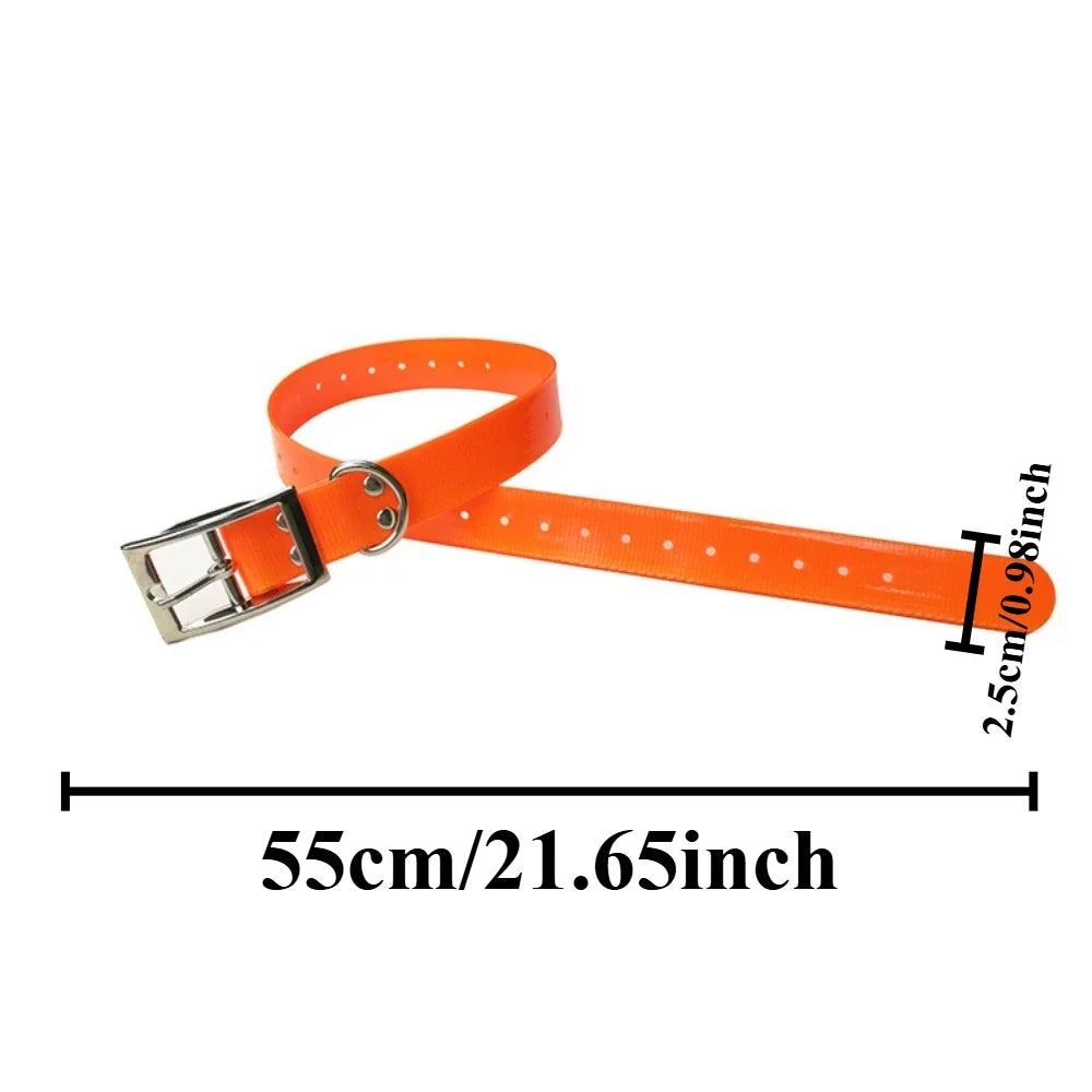 Waterproof PU Dog Collar – Odor & Dirt Resistant, Easy Clean