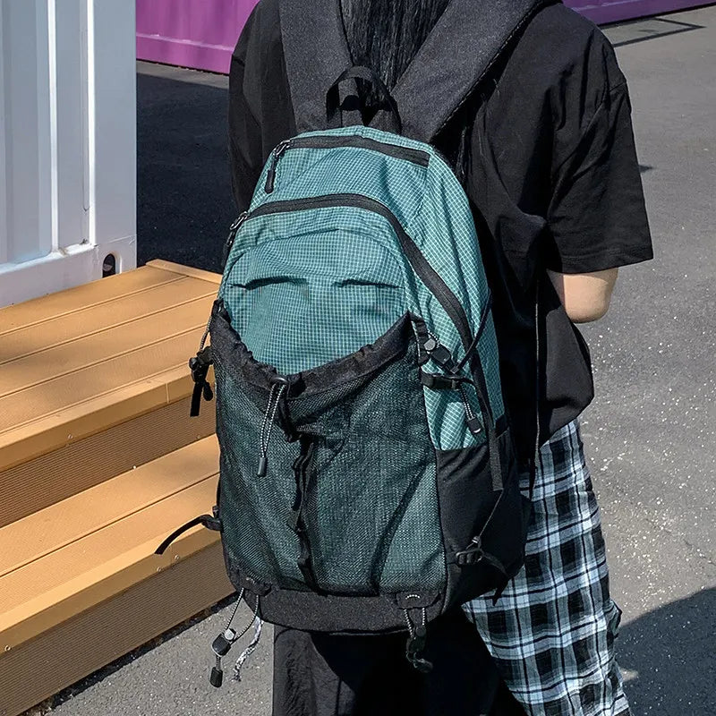 Nixie Large Waterproof Nylon Backpack – Unisex School Travel Bag