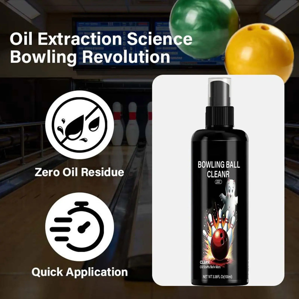 100ml Bowling Ball Cleaning Kit with Microfiber Towel | 2 Pc Set