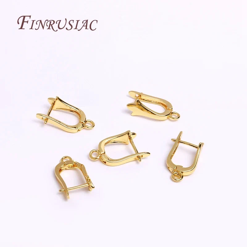 18K Gold Plated Lever Back Earring Hooks – DIY Jewelry Findings