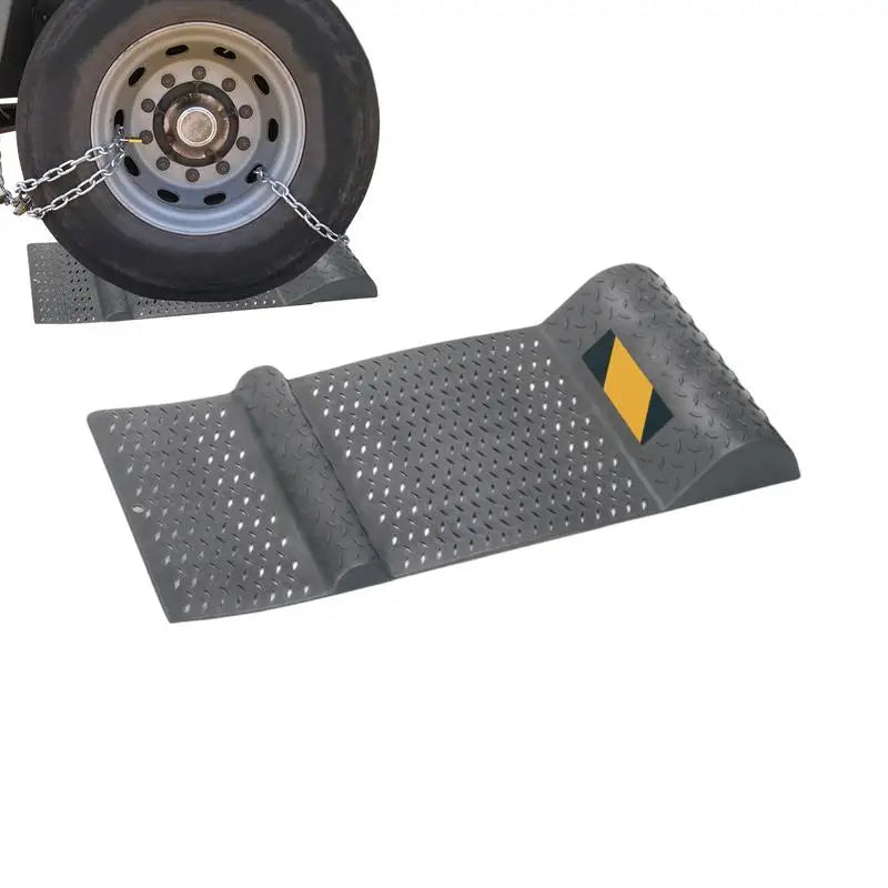 Non-Slip Garage Parking Mat – Wheel Chock Tire Stopper