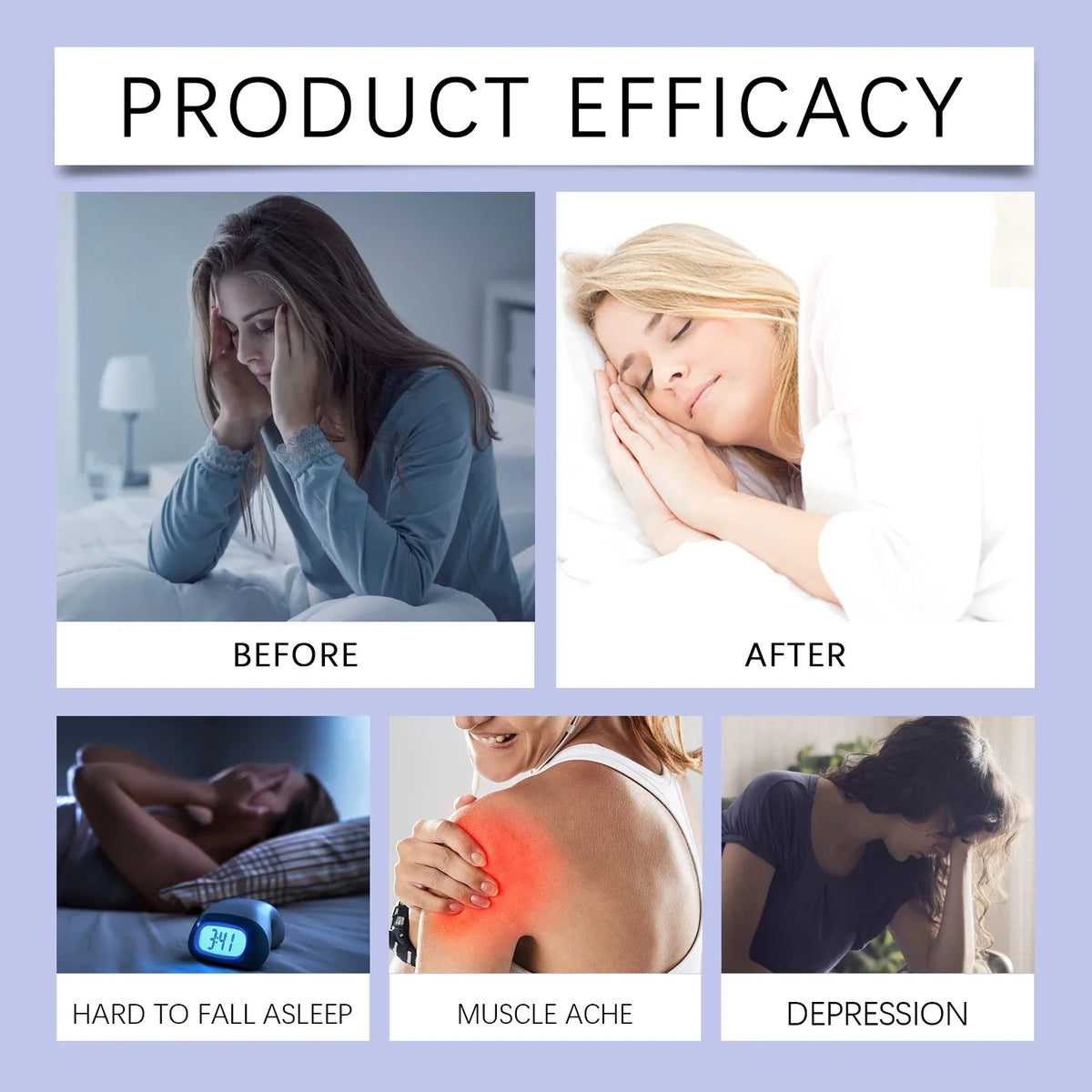 Magnesium Sleep Patches – Relaxation & Calm Mood Night Rest