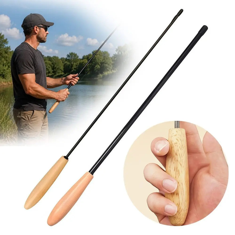 Portable Retractable Fishing Rod 1.2m/2.1m – Beginner Spinning
