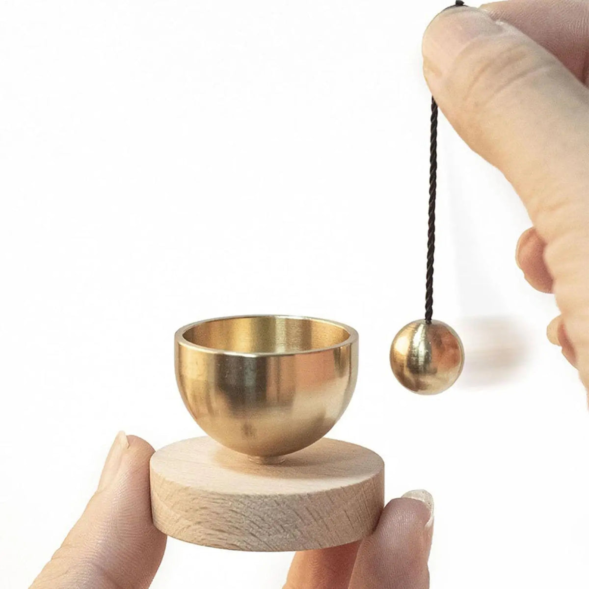 Mini Brass Singing Bowl Set – Yoga Meditation Sound Bowl