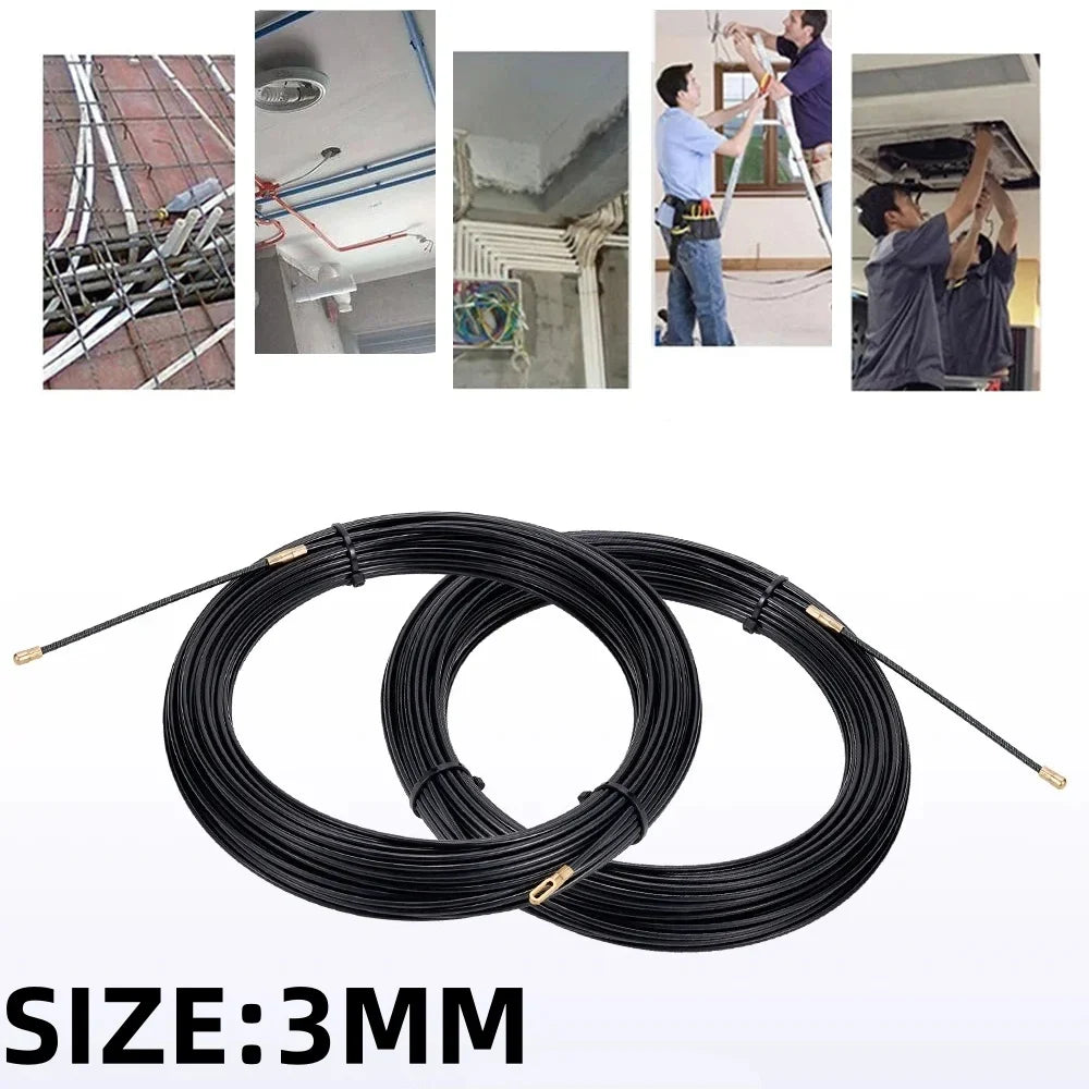 3mm Nylon Fish Tape Cable Puller – 5M to 40M Wire Threader