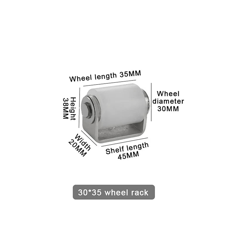 Stainless Steel Nylon Bearing Door Pulley Positioning Roller