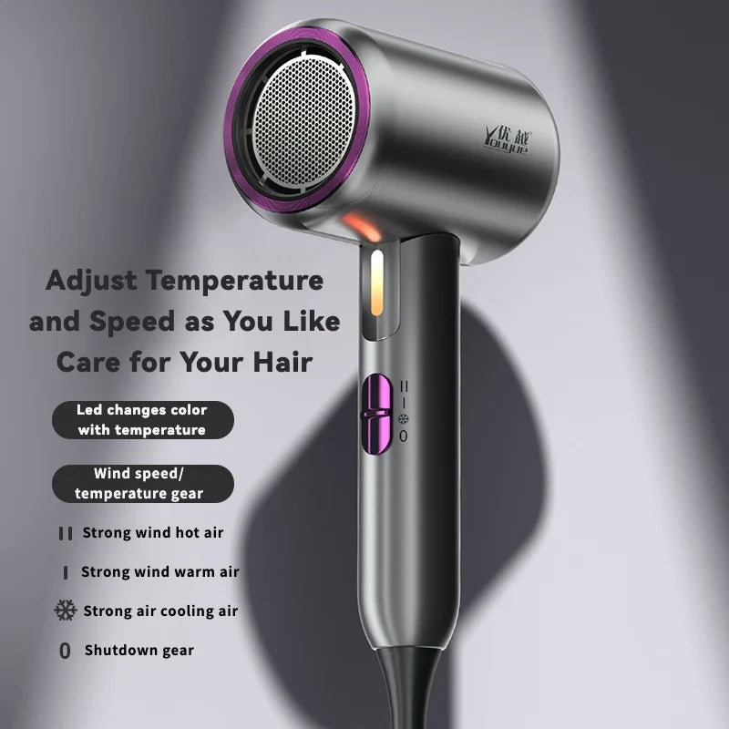 2400W Foldable Ionic Salon Hair Dryer – Home & Hotel