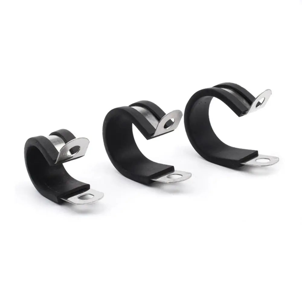 Rubber Lined R-Type Pipe Clamps | Hose & Cable Fasteners