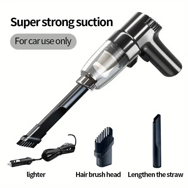 Portable Mini Handheld Vacuum Cleaner – 12V Car & Home
