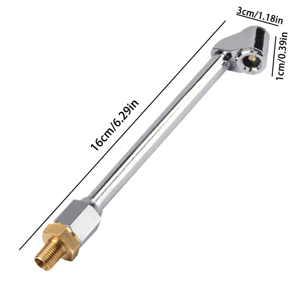 Tire Inflator Chuck Quick-Connect Leak-Proof Nozzle
