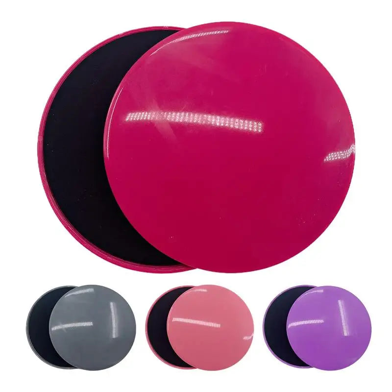 2-Sided Pilates Gliding Discs | Core Sliders for Full Body Workout