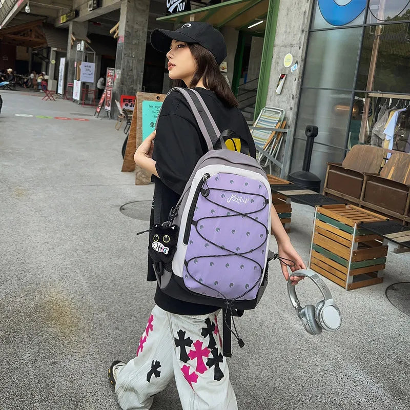 Japanese Lightweight Waterproof Backpack – Unisex Large Capacity