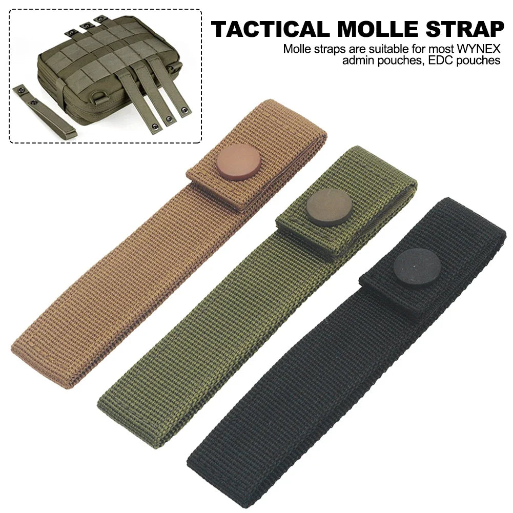 Tactical MOLLE Nylon Webbing Strap Quick-Release Buckle Clip
