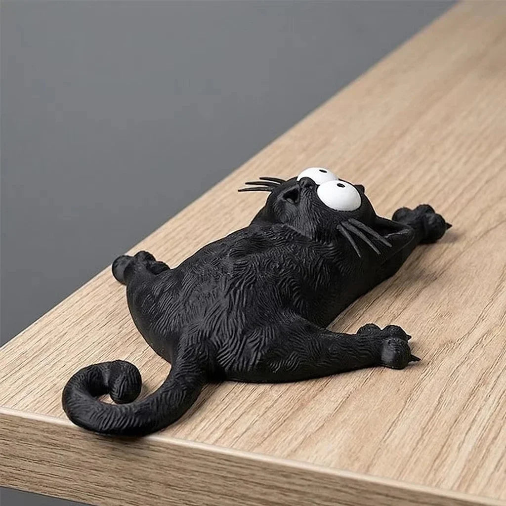 Cute Hanging Cat Refrigerator Magnet – Fun Kitchen Decoration