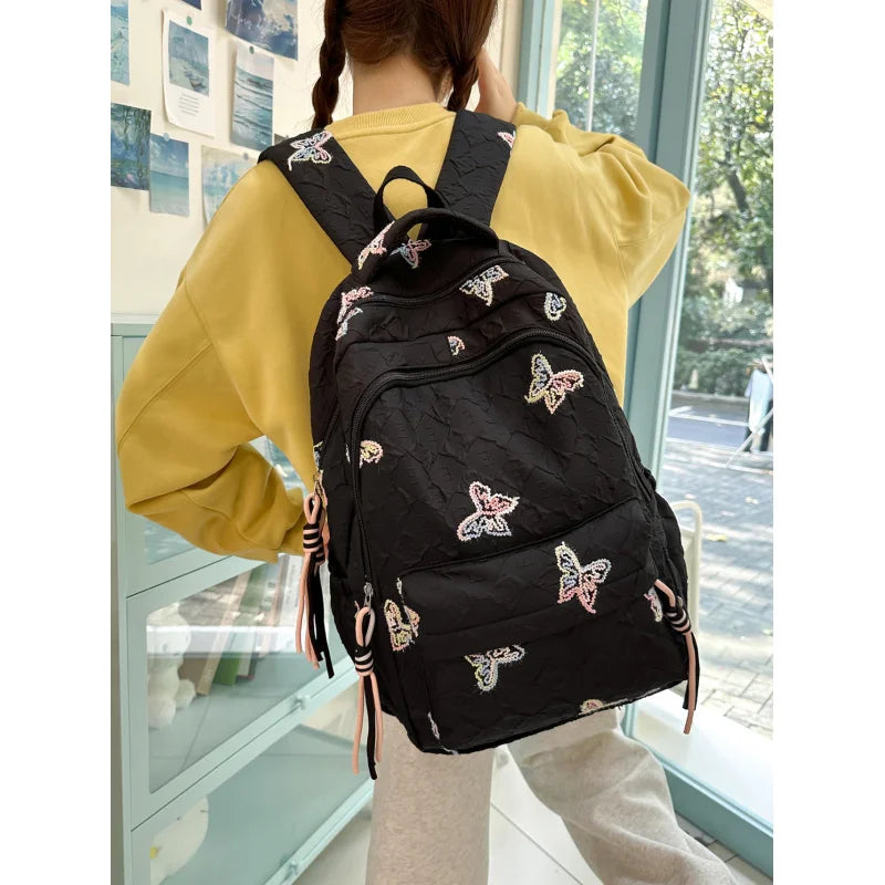Nixie Girls Candy Color School Backpack – Teen Style Bag