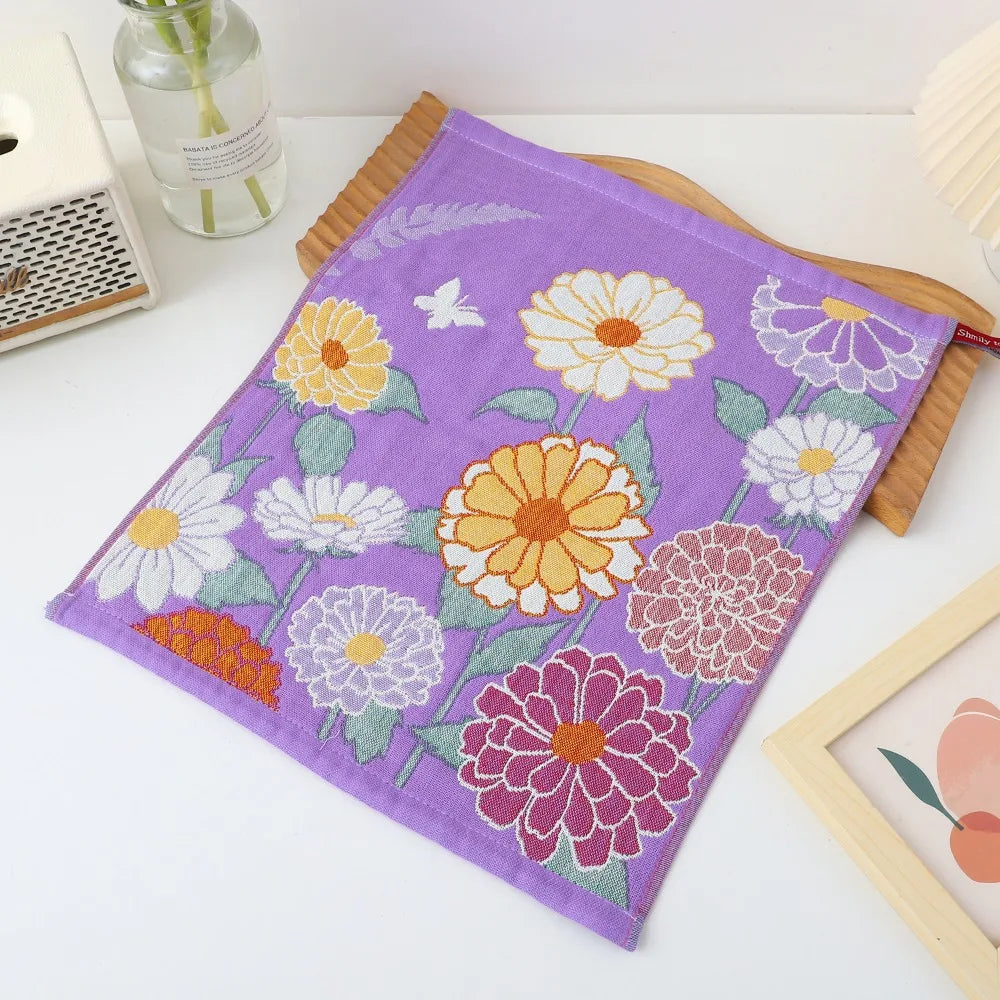 Large Cotton Gauze Kitchen Towel 34x40cm – Quick-Dry Hand Towel