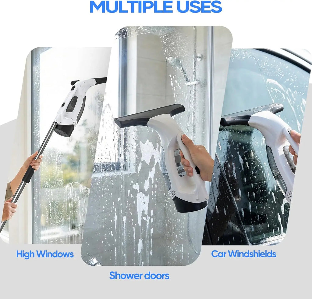 CENRR Cordless Electric Window Cleaner | Rechargeable Glass Tool
