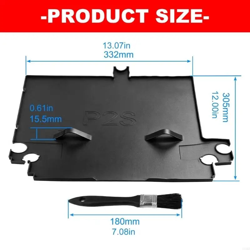3D Printer Silicone Waste Collection Mat for P2S + Brush
