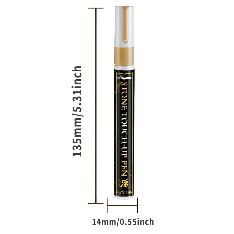 Golden Tombstone Marker Pen – Granite & Marble Restore