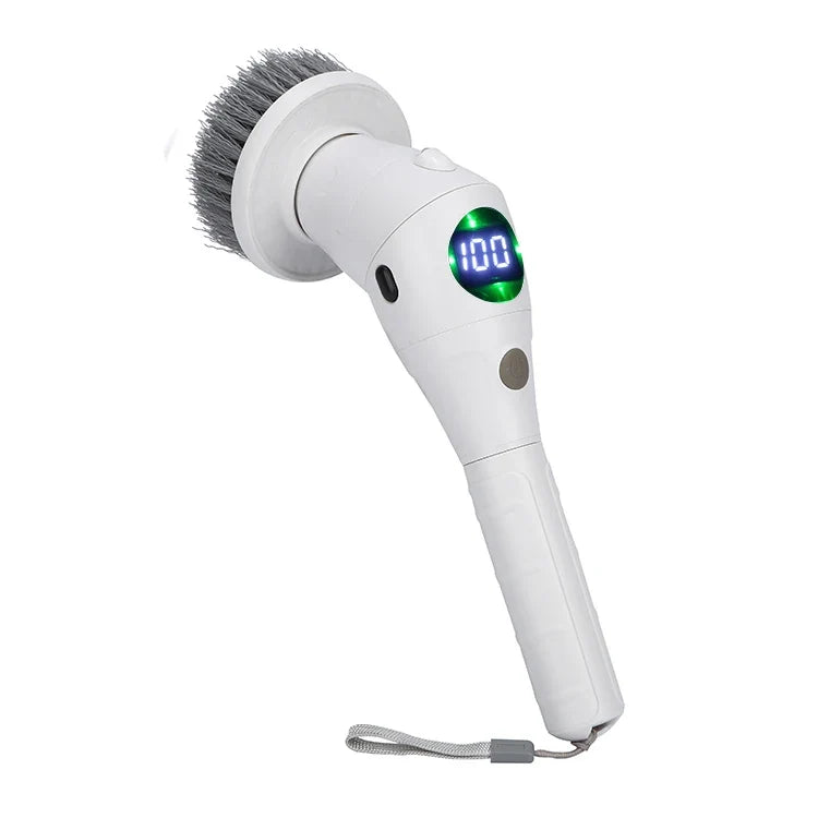Cordless Electric Spin Scrubber 8-in-1 with LED Night Light