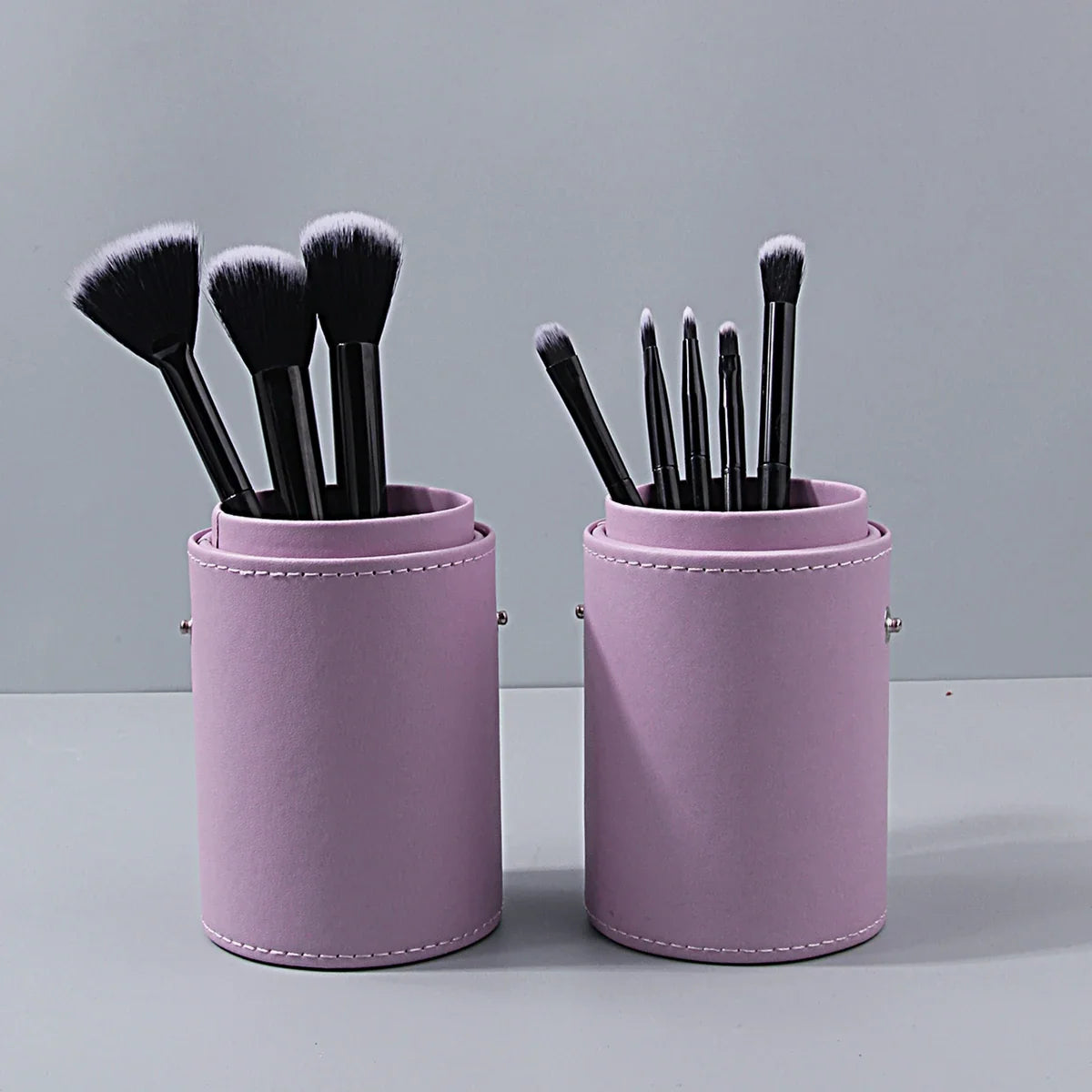 PU Leather Makeup Brush Holder – Large Capacity Organizer