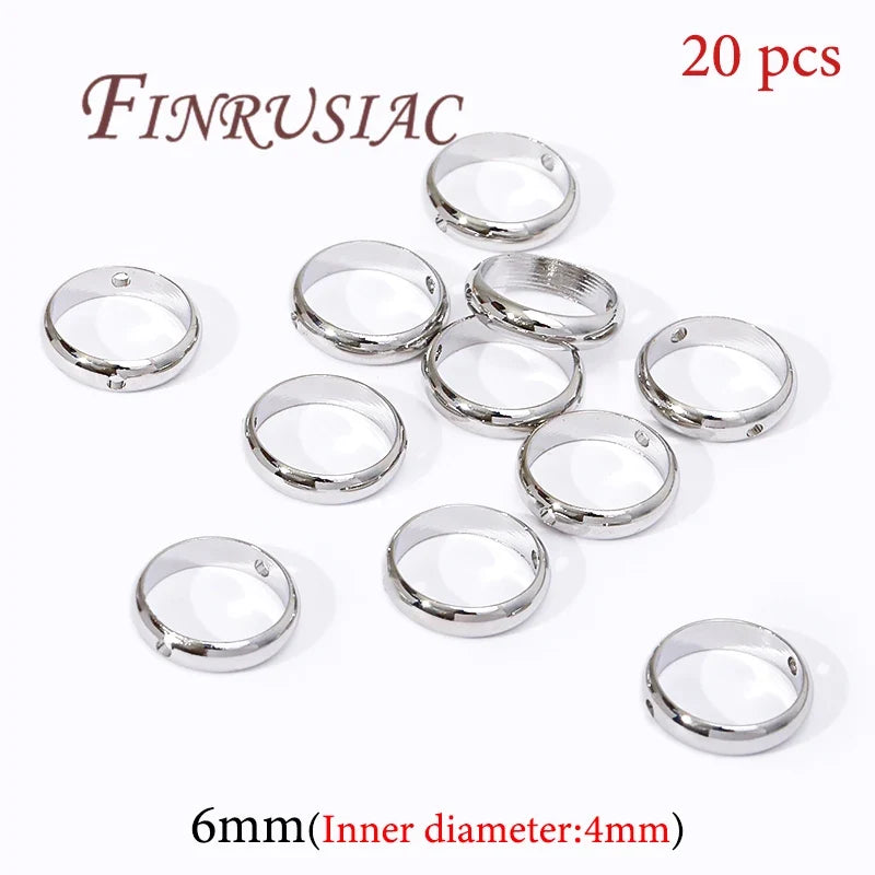 20Pcs 18K Gold Plated Bead Frames | DIY Jewelry Spacers