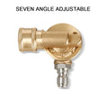 Pivoting Brass Coupler Pressure Washer 4500PSI 120° 5 Angles