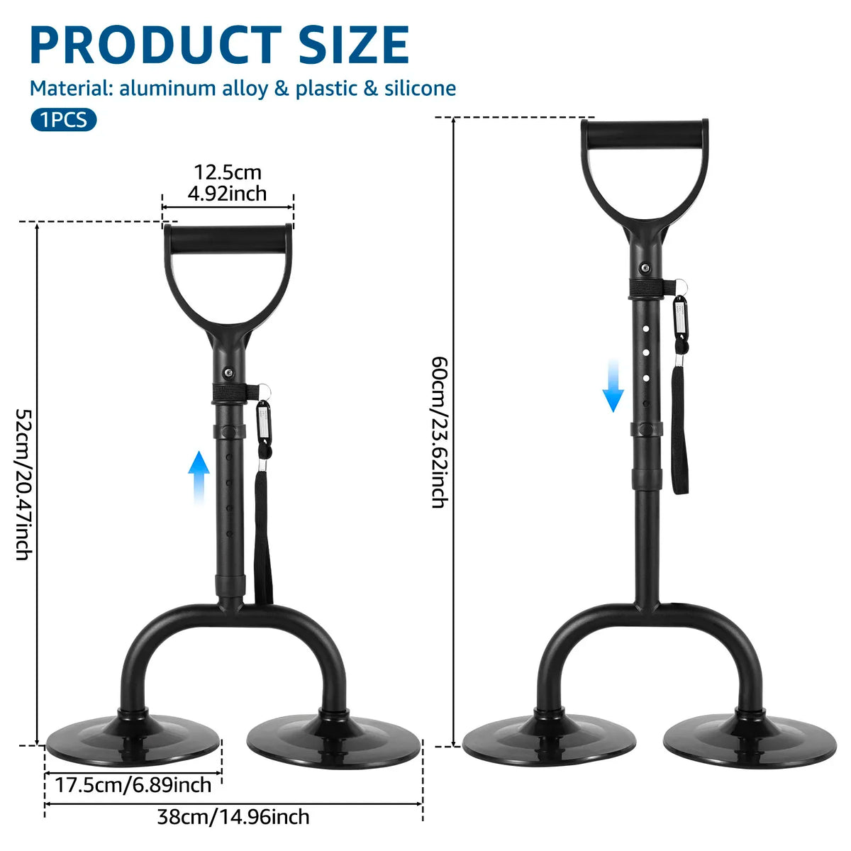Adjustable Standing Assist Device 52–60cm | Mobility Aid