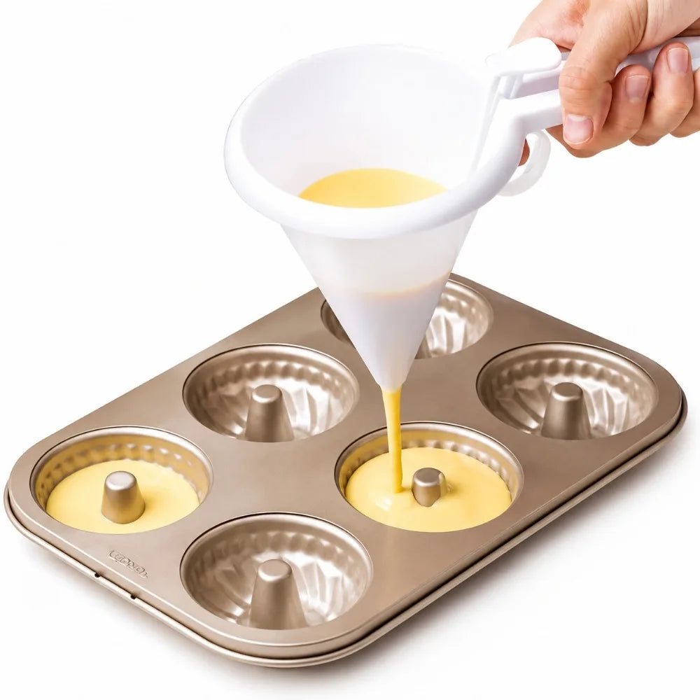 Adjustable Batter Dispenser – Handheld Cream Funnel Baking Tool
