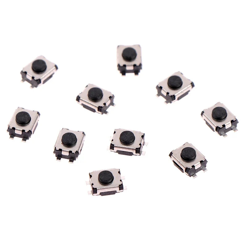 10PCS 4-Leg Micro Switch for C1–C5 Remote Key Fob Repair