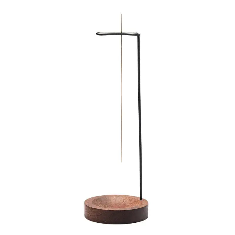 Wooden Upside Down Incense Burner & Anti-Ash Stick Holder