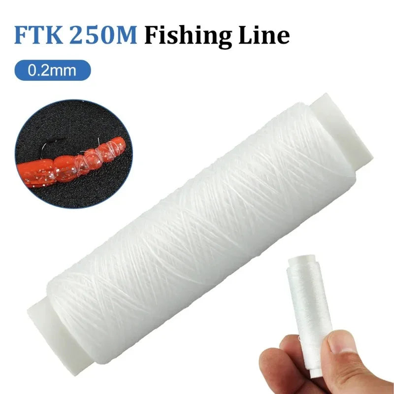 Nixie 0.2mm 250M Elastic Fishing Line – Invisible Bait Thread