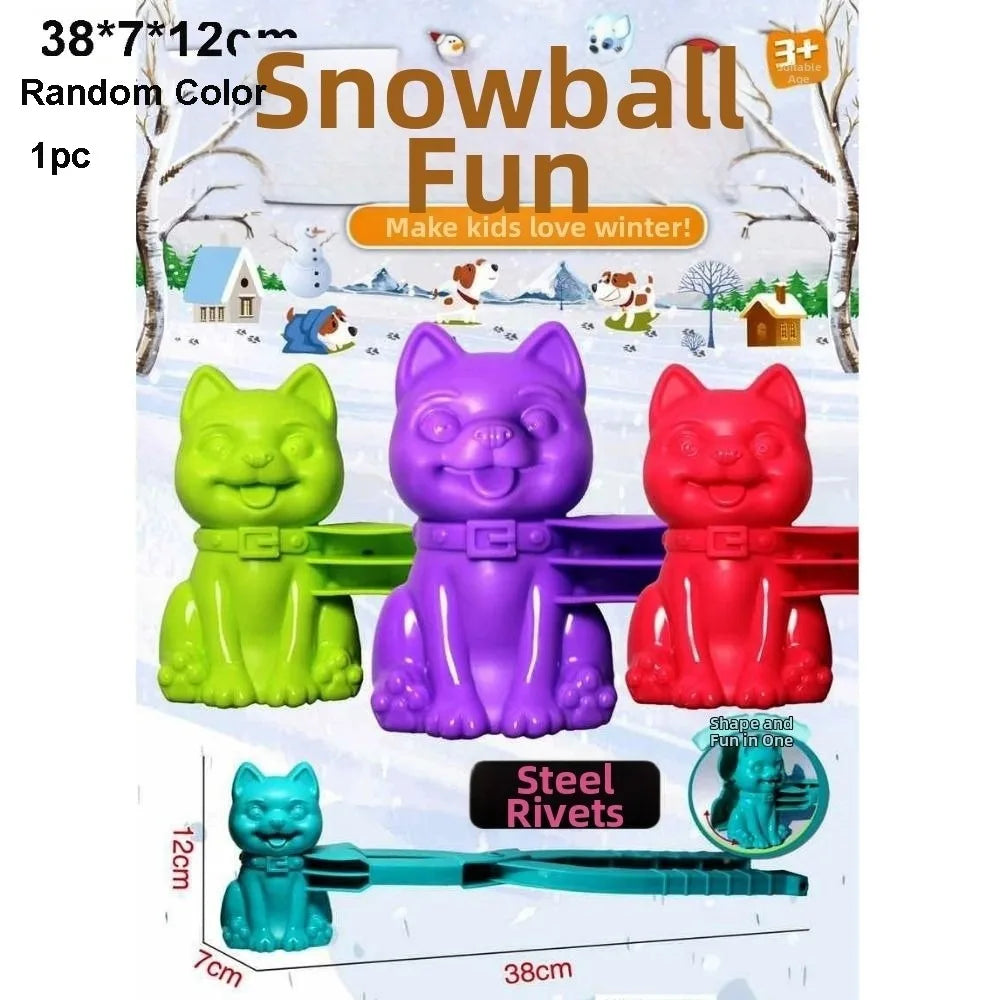 Snowball Maker Clip Tongs – Heart, Snowflake & Duck Molds