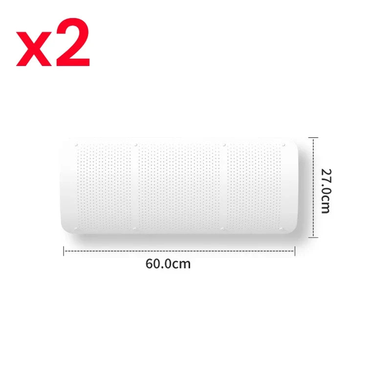 180° Adjustable Ceiling AC Vent Deflector – No-Drill Baffle