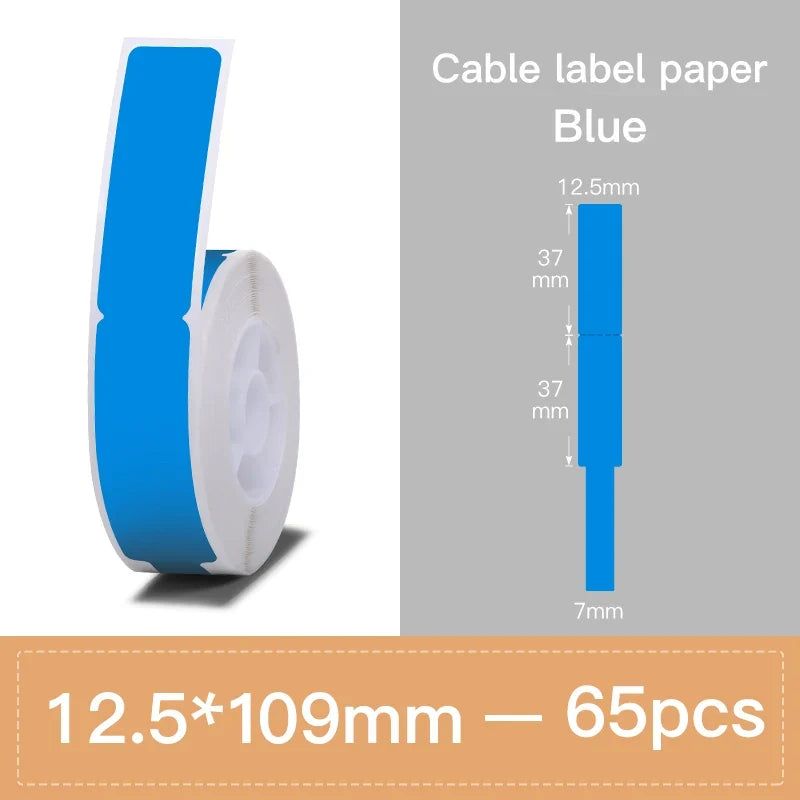 Niimbot Label Tape for D11 D110 D101 – Waterproof Cable Stickers