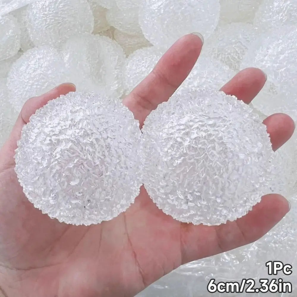 Transparent DIY Squeeze Ball Shell Fidget Toy with Lid – 2 Sizes
