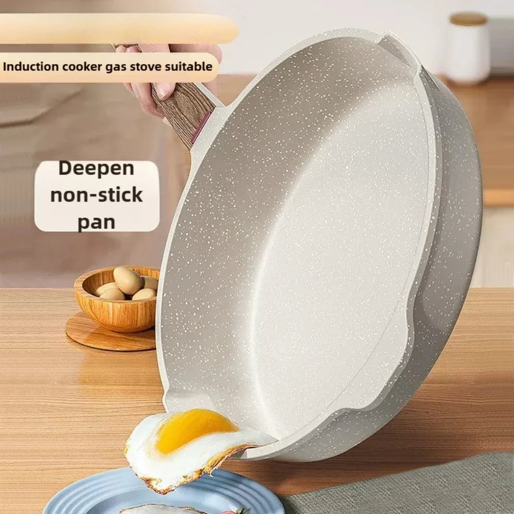 FEB.WIND Nonstick Frying Pan with Lid – Gas & Induction Ready