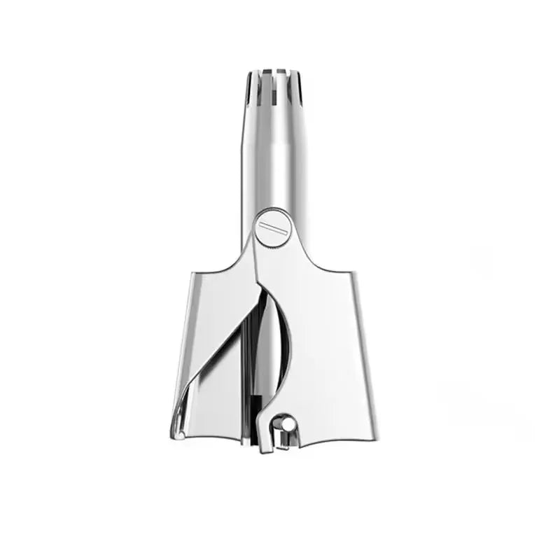 Manual Nose & Ear Hair Trimmer – 360° Stainless Steel