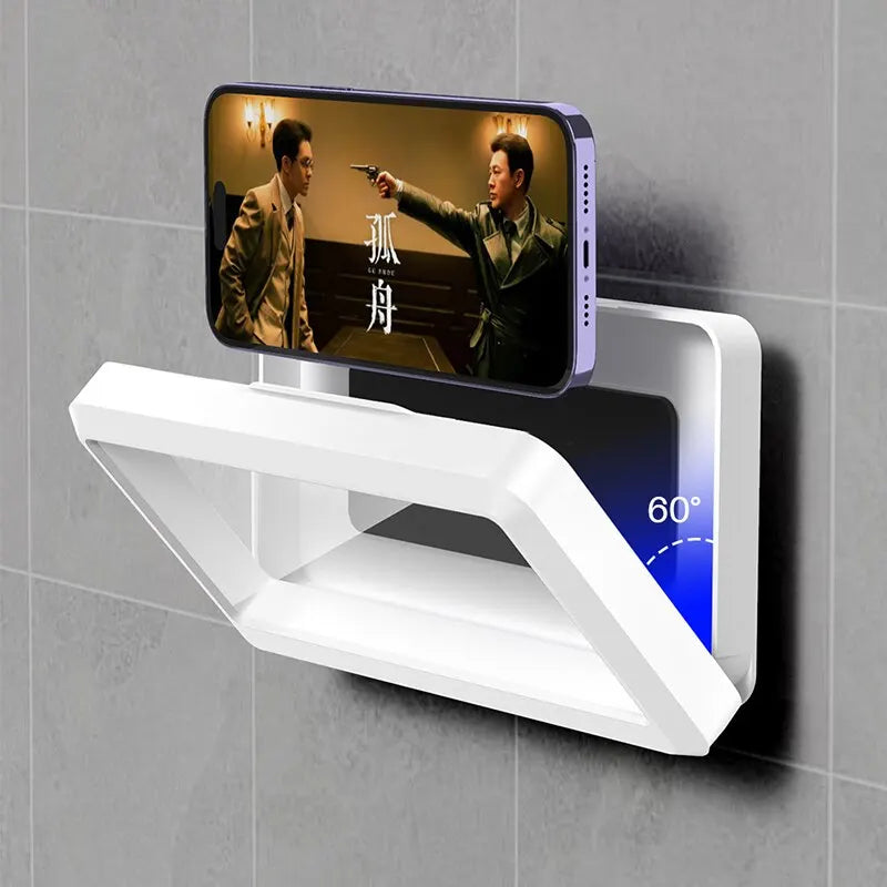 Waterproof Anti-Fog Shower Phone Holder | Wall Mount Case