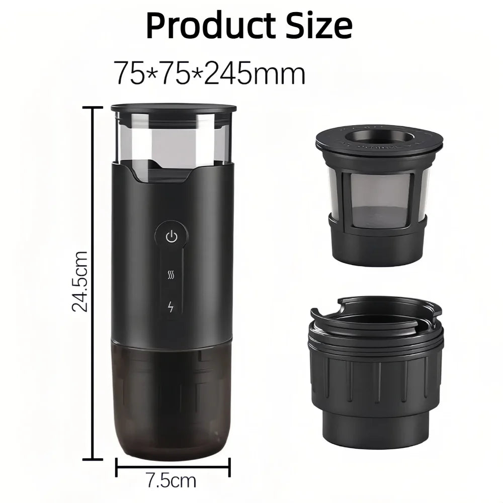 DUTRIEUX Capsule & Ground Coffee Machine | 8 Bar, 0.5L
