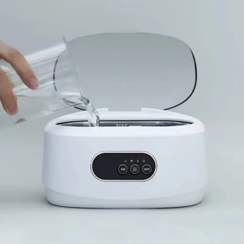 Ultrasonic Cleaner 0.66L Stainless Steel 46kHz Digital Timer
