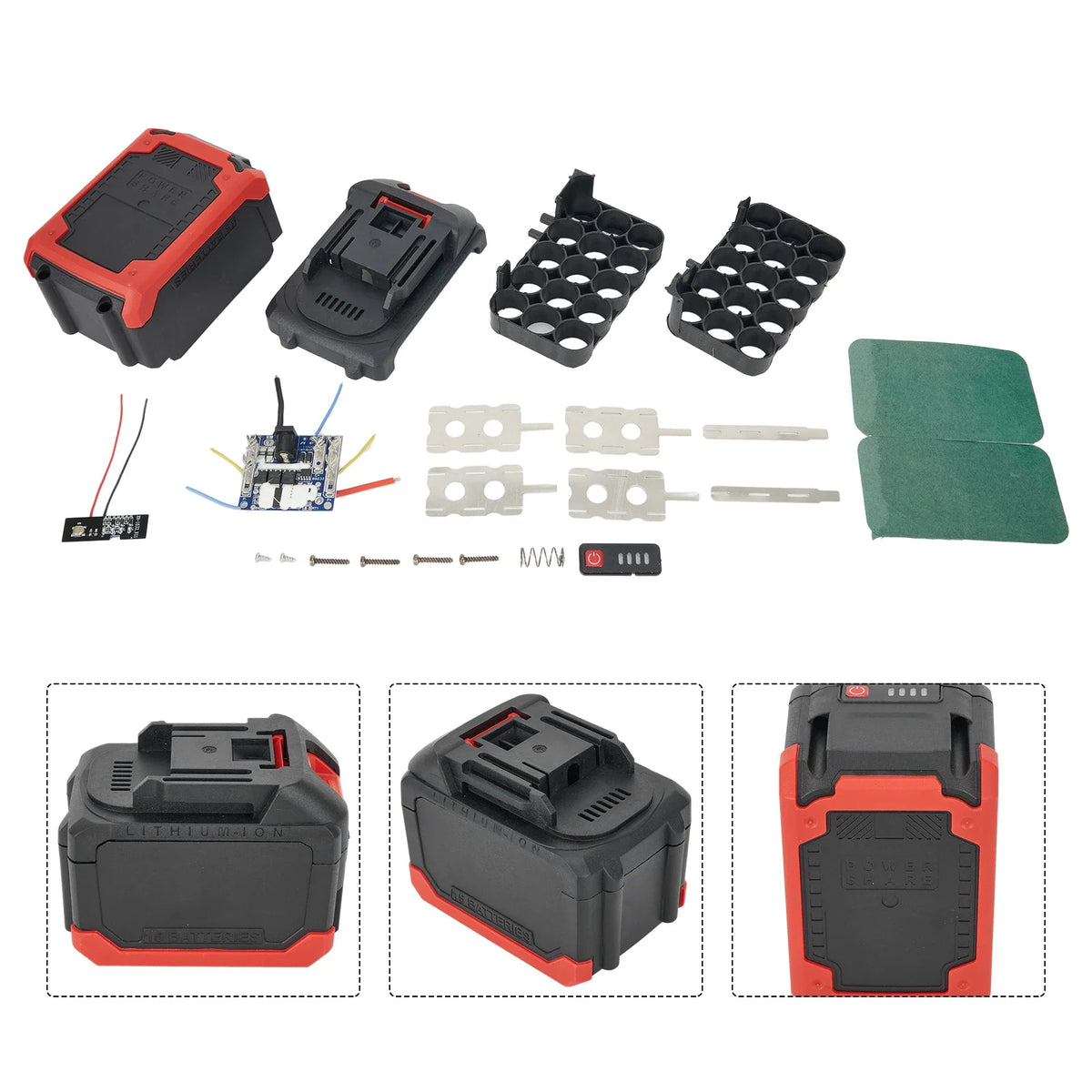 Li-Ion Battery Case & PCB Protection Board – 10/15/20 Core