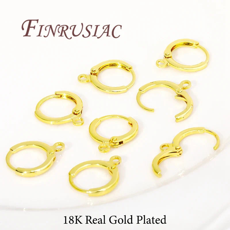 Gold Plated Hypoallergenic Earring Hooks 10pcs – DIY Jewelry