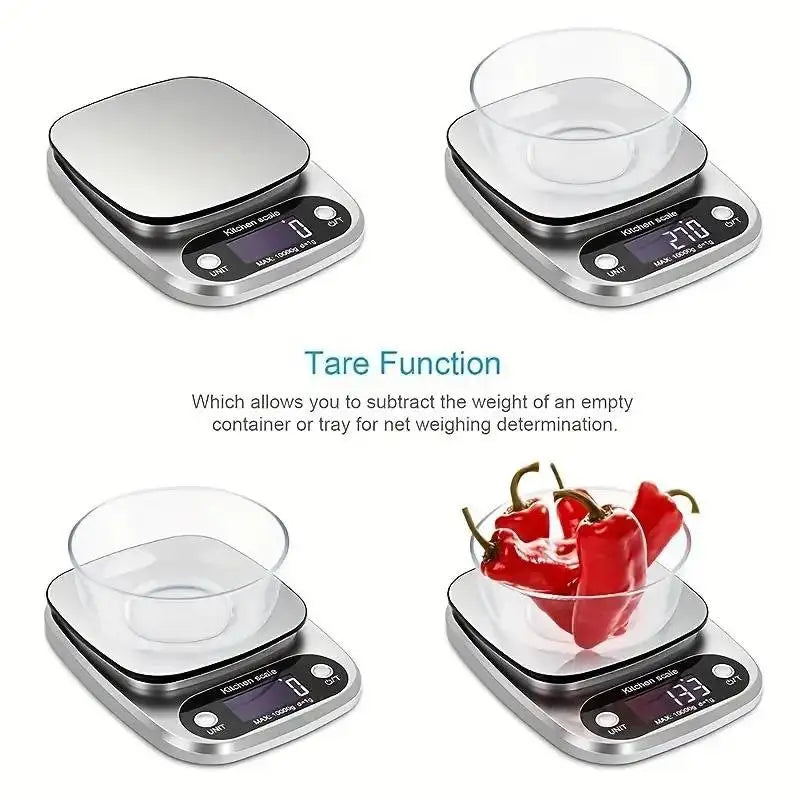 10kg Digital Kitchen Scale – LCD Food, Coffee & Baking Scale
