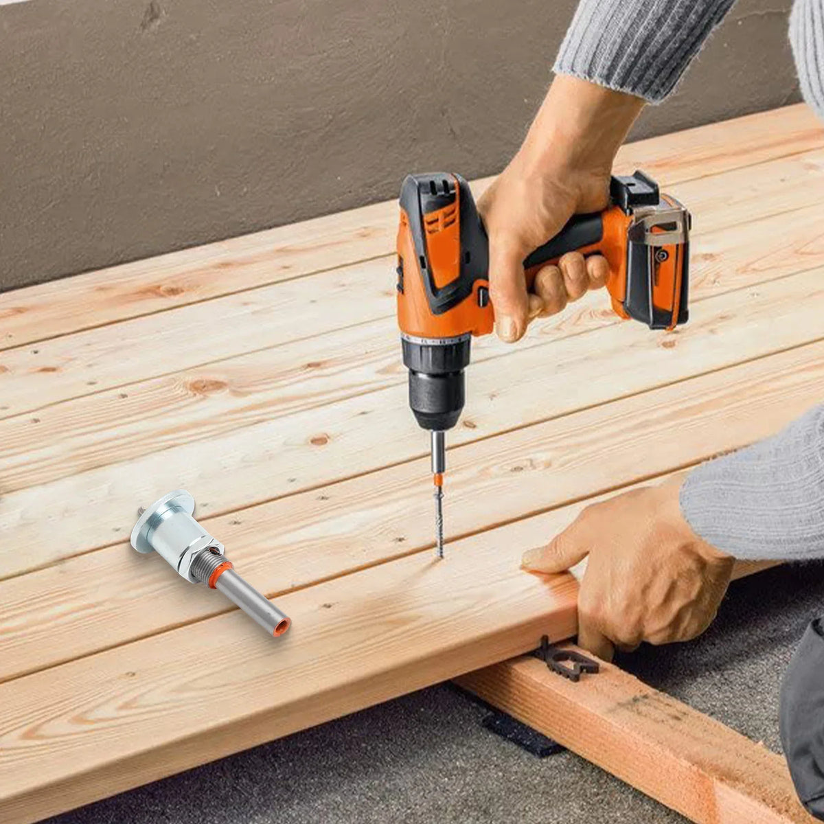 8mm Adjustable Countersink Drill Bit | Depth Limiter for Wood