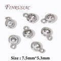 18K Gold Plated Brass Zircon Pendant Charms – DIY Jewelry Findings