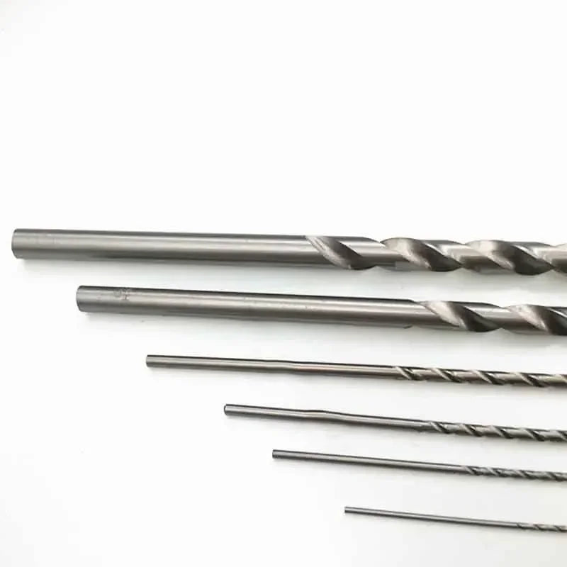 HSS Extra Long Twist Drill Bits Set 2–6mm | 160–300mm