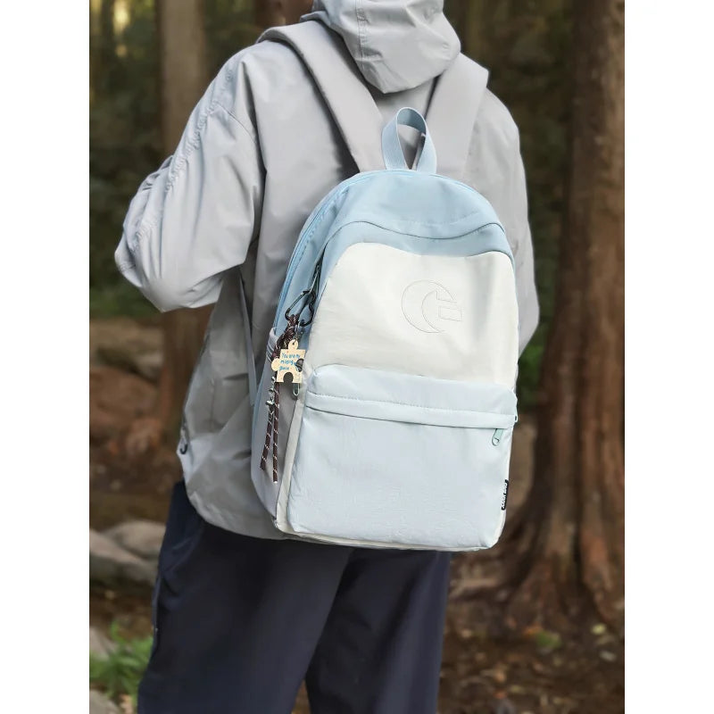 Japanese Style Women's Backpack – Lightweight Nylon School Bag
