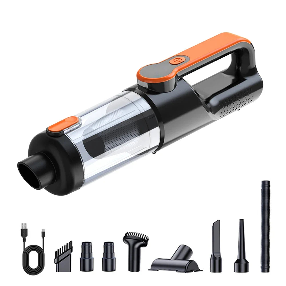 Raugee 17000Pa Cordless Handheld Car Vacuum – 4-in-1 HEPA