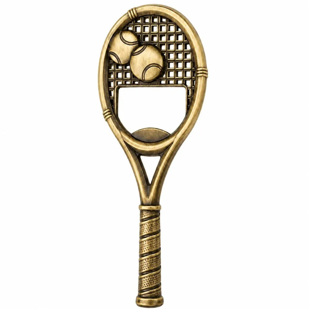 Tennis Racket Bottle Opener – Sporty Zinc Alloy Beer Opener